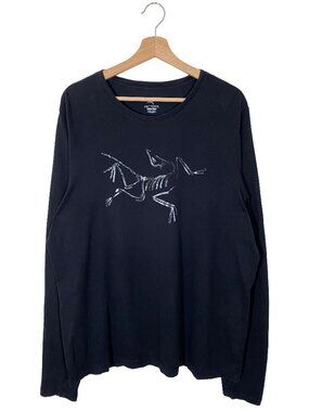 Arc'teryx Archaeopteryx Logo Long Sleeve T-shirt men's size Large